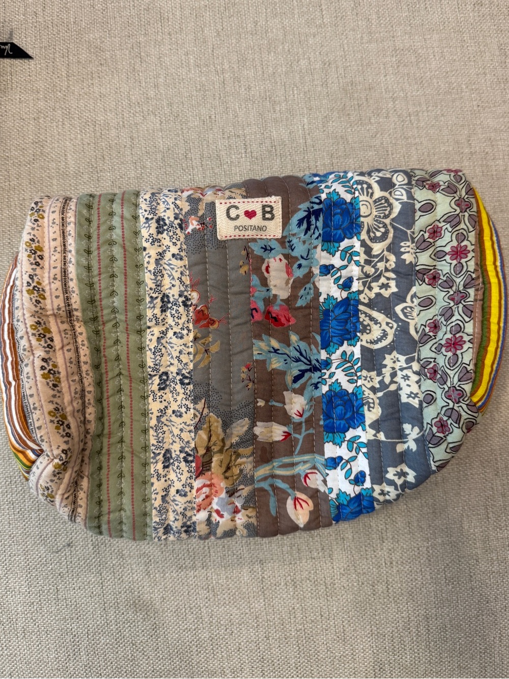 CB Positano Patchwork Quilted Pouch – NWOT